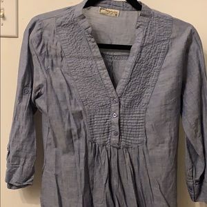 Back Road Ramble Chambray Tunic